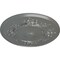Ekena Millwork Flower Ceiling Medallion (Fits Canopies up to 3 7/8"), Hand-Painted Silver, 27"OD x 1 1/8"P CM27FLSLS - alternate 3